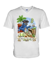 A parrot life V-Neck T-Shirt tile