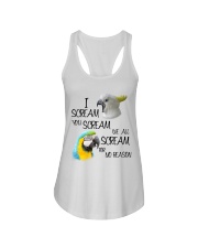 Parrot scream Ladies Flowy Tank tile