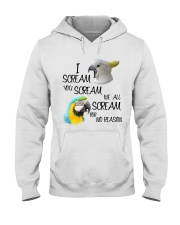 Parrot scream Hooded Sweatshirt tile