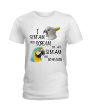 Parrot scream Ladies T-Shirt front