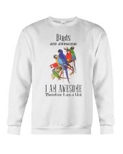 Birds are awesome Crewneck Sweatshirt tile