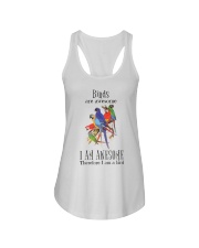 Birds are awesome Ladies Flowy Tank tile