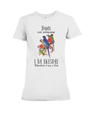 Birds are awesome Premium Fit Ladies Tee tile