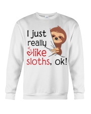 I just really like sloths Crewneck Sweatshirt tile