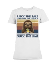 Swallow the tequila Premium Fit Ladies Tee tile