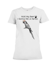 Hold my beer Premium Fit Ladies Tee tile