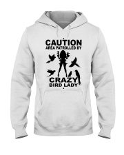 Crazy bird lady Hooded Sweatshirt tile