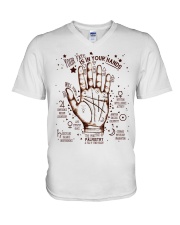 Your fate is in your hand V-Neck T-Shirt tile