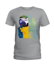 God made a parrot Ladies T-Shirt tile