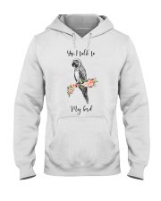 Yep i talk to my bird Hooded Sweatshirt tile