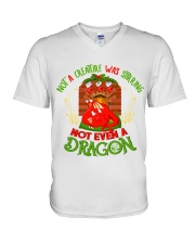 Not a Creature Was Stirring Not Even A Dragon V-Neck T-Shirt thumbnail