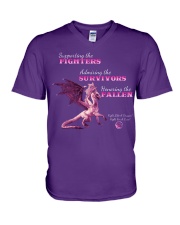 Support Admire Honor V-Neck T-Shirt thumbnail