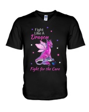 Fight Like A Dragon V-Neck T-Shirt thumbnail