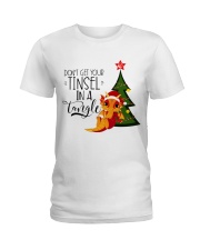 Don't Get Your Tinsel In A Tangle Ladies T-Shirt thumbnail