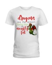 Dragons are Naughty in Really Nice Ways Ladies T-Shirt thumbnail