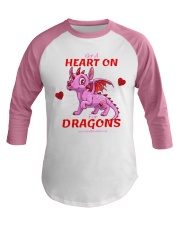 Heart On for Dragons Baseball Tee thumbnail