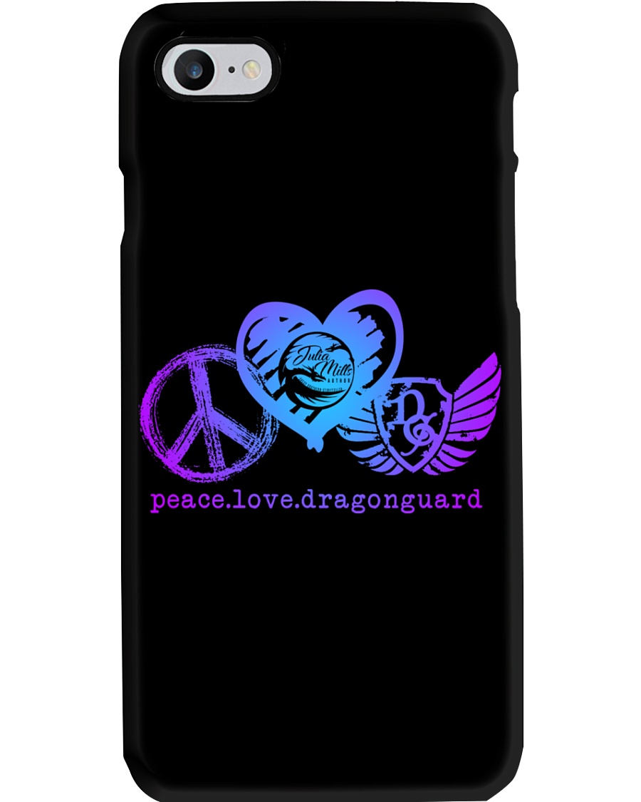 Peace Love Dragon Guard Phone Case