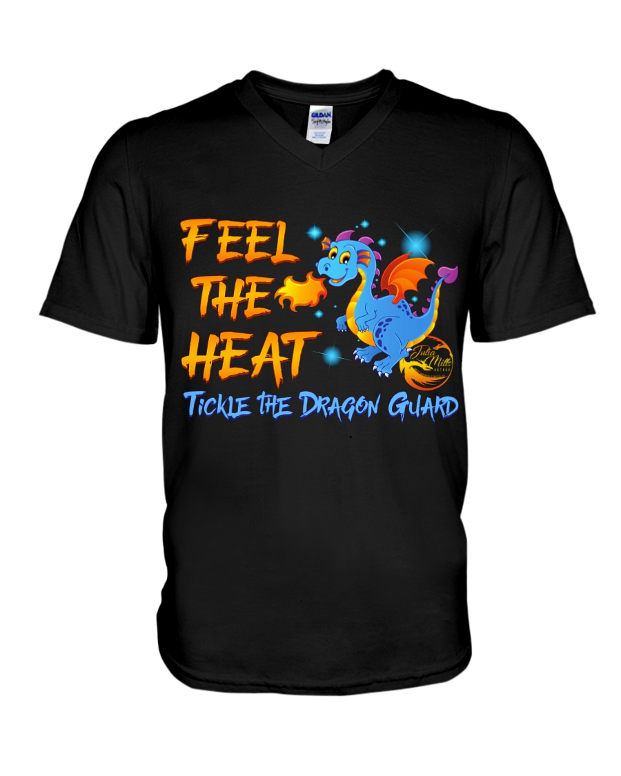 Tickle the Dragon Guard All Day Long V-Neck T-Shirt