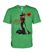 You Say Witch Like It's a Bad Thing V-Neck T-Shirt thumbnail