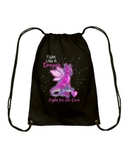 FIGHT LIKE A DRAGON Drawstring Bag thumbnail