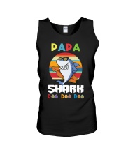 Papa Sharks Doo Doo Doo Unisex Tank tile