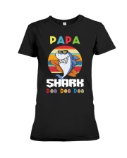 Papa Sharks Doo Doo Doo Premium Fit Ladies Tee tile