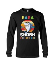 Papa Sharks Doo Doo Doo Long Sleeve Tee tile