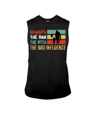 Grandpa The Man The Myth The Bad Influence Sleeveless Tee tile