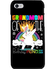 Grandmom Of Birthday Princess Phone Case tile