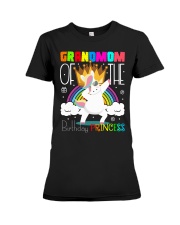 Grandmom Of Birthday Princess Premium Fit Ladies Tee tile