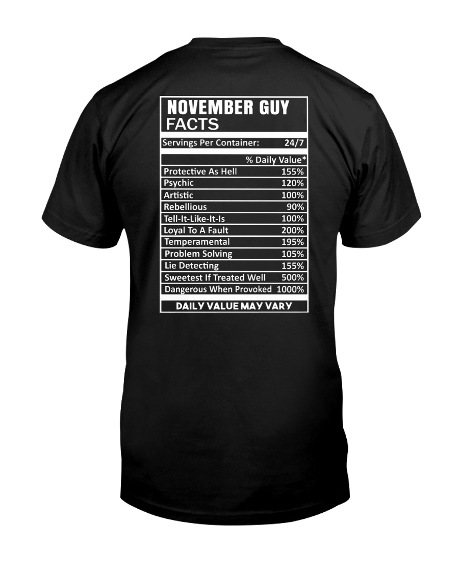 November Guy Facts Classic T-Shirt