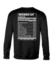 November Guy Facts Crewneck Sweatshirt thumbnail
