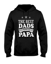 The Best Dads Get Promoted To Papa Hooded Sweatshirt tile