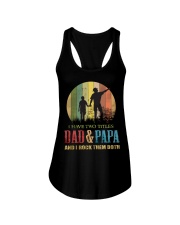 I Have Two Titles Dad Ladies Flowy Tank tile