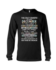 This Crazy Grandma Was Born In December Long Sleeve Tee tile
