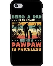 Being a dad is an honor being a pawpaw i Phone Case tile
