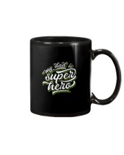 my dad supper hero-01 Mug tile