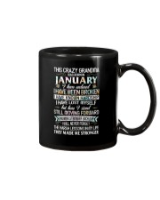 This Crazy Grandma Was Born In January Mug tile
