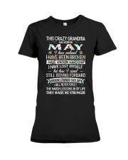 This Crazy Grandma Was Born In May Premium Fit Ladies Tee tile