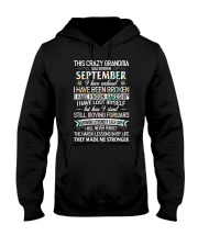 This Crazy Grandma Was Born In September Hooded Sweatshirt tile