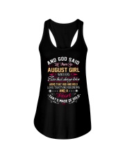 AUGUST GIRL WITH A HEART THAT'S MADE OF GOLD Ladies Flowy Tank thumbnail
