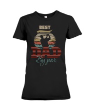 Best Dad By Par Premium Fit Ladies Tee tile