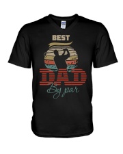 Best Dad By Par V-Neck T-Shirt tile
