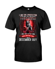 DECEMBER GUY IS THE PROTECTOR OF THE FAMILY Premium Fit Mens Tee thumbnail