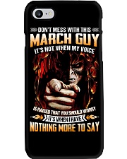 Don't Mess With This March Guy Phone Case tile