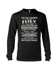 This Crazy Grandma Was Born In July Long Sleeve Tee tile