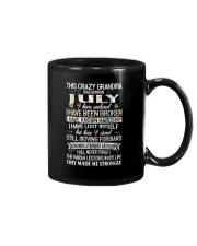 This Crazy Grandma Was Born In July Mug tile