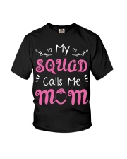 my squad calls me mom shirt Youth T-Shirt tile