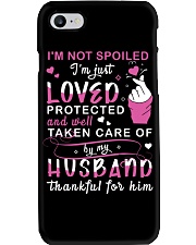 I'm not spoiled I'm just loved protected Phone Case tile
