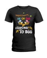 He or She grandma to bee Ladies T-Shirt tile